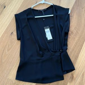 Bcbg Maxazria wrap top